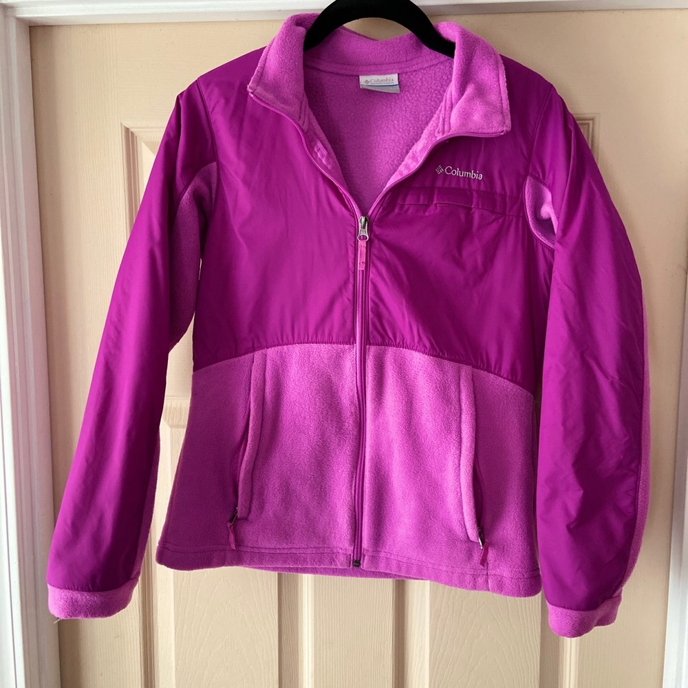 Pink/purple Columbia youth jacket size 14/16